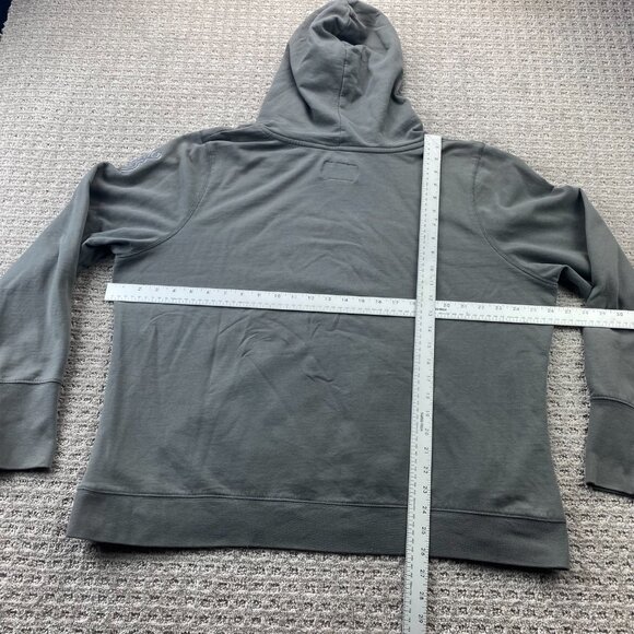 Browning Hoodie Sweater Women Size XXXL Gray Pink Embroidered Logo Spell Out - Picture 6 of 8